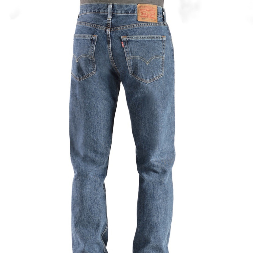 Levi’s 505 regular fit medium wash 38X34